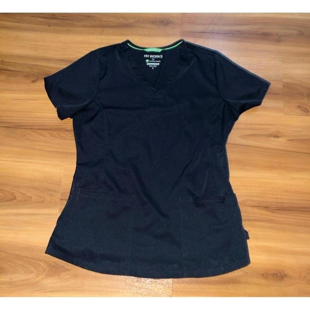 Womens HH Works By Healing Hands Medical Nursing Scrub Top